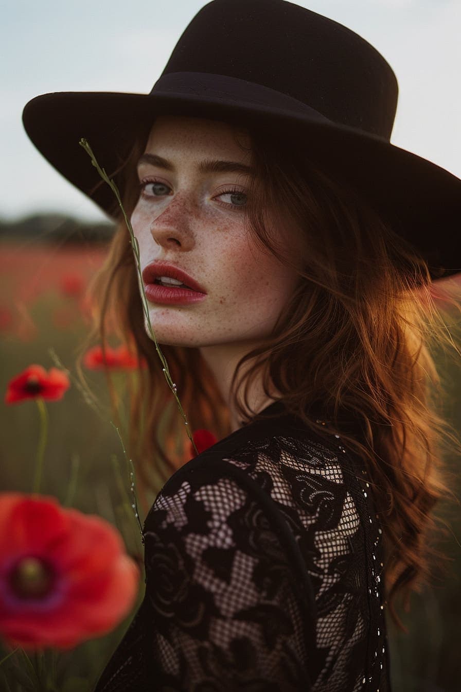 Coquette hat fashion