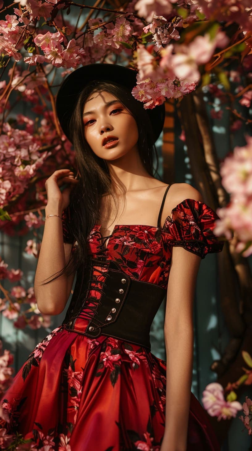 Coquette feminine dress