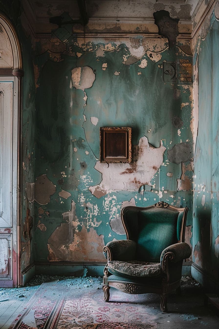Grunge style interior