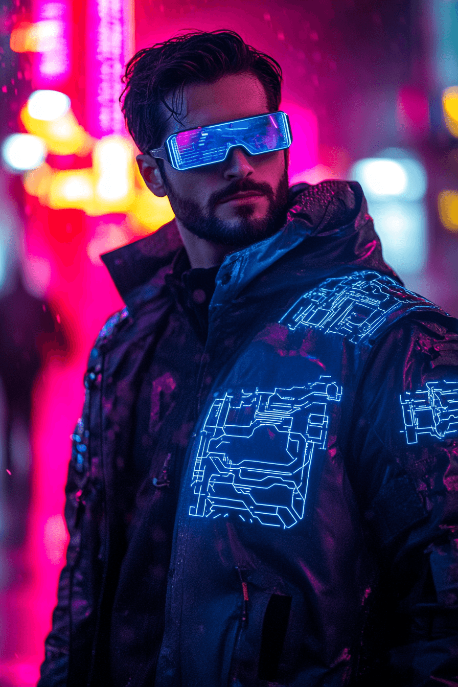 Cyberpunk architectural design