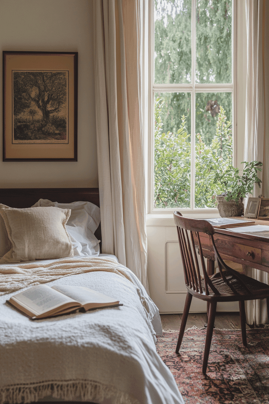 Light academia interior design