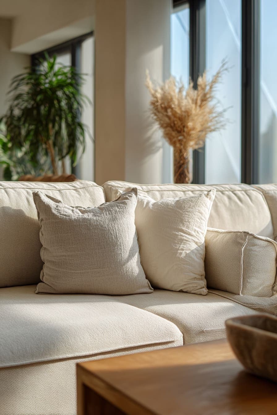 Beige living room