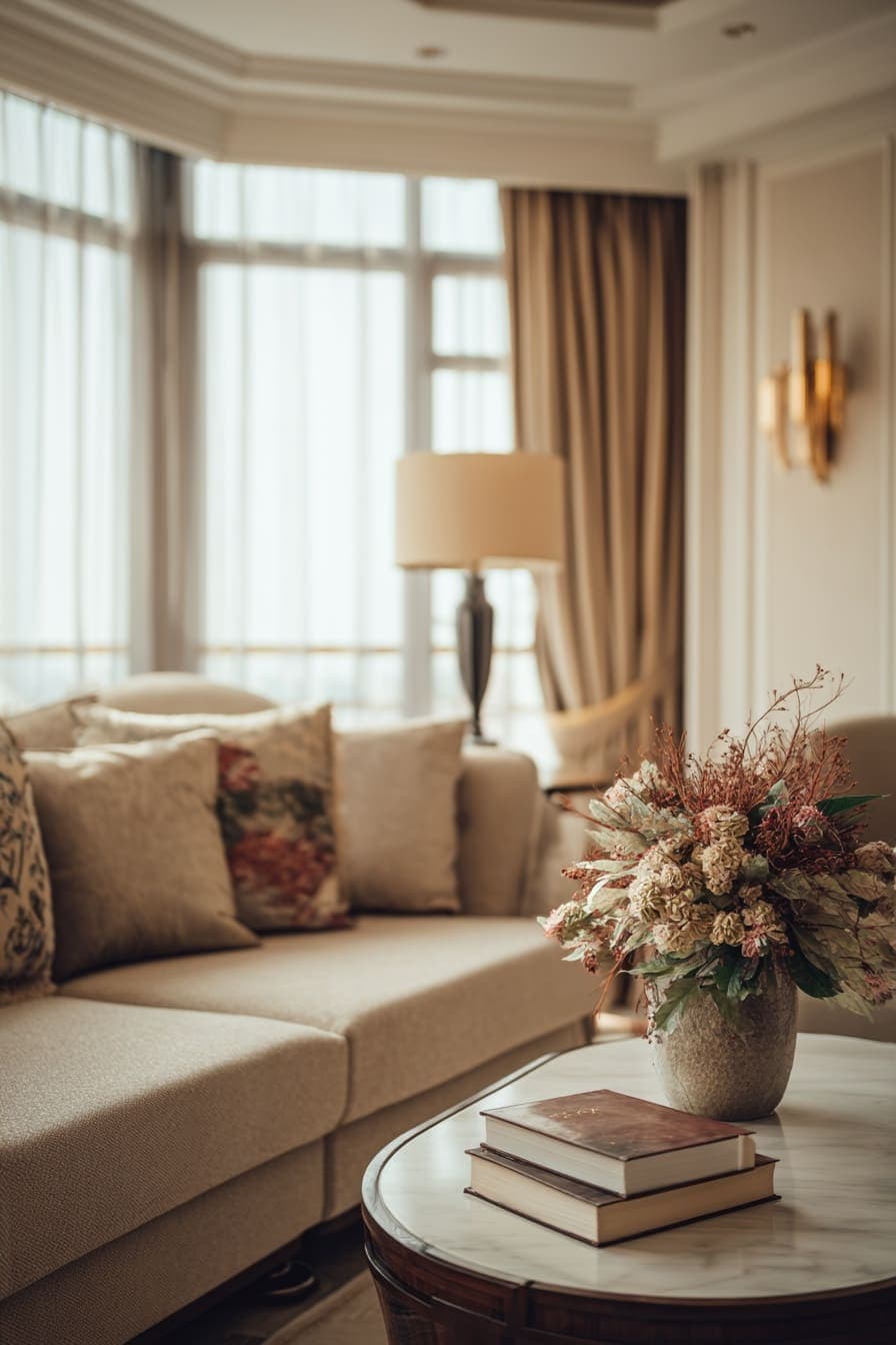 Beige bedroom
