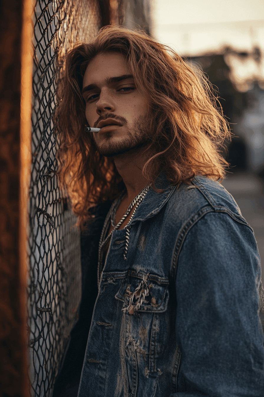 Grunge model style