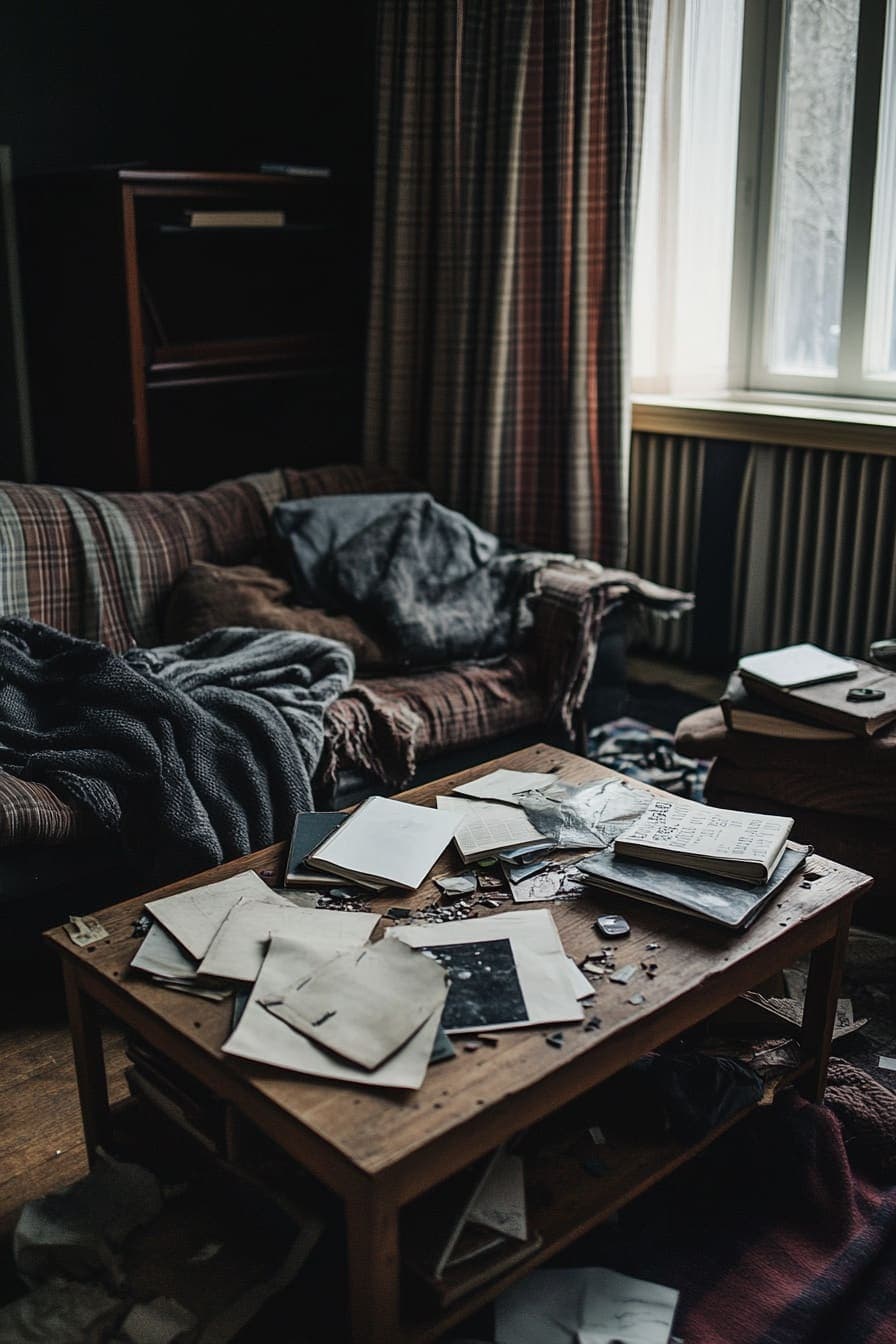Grunge style living space